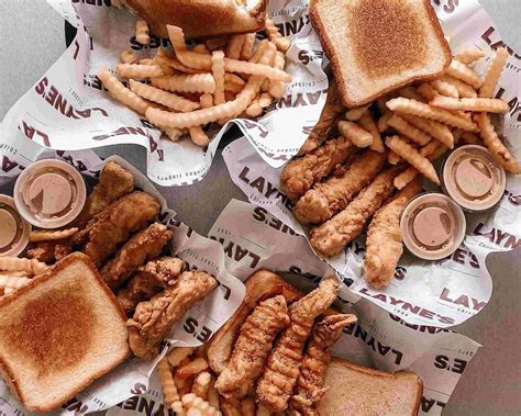Layne's chicken - At Layne’s, it’s a standard three chicken fingers with Texas toast and fries. It’s been a College Station choice for chicken fingers since 1994. Hungry Aggies know it well. Now, Layne’s ...